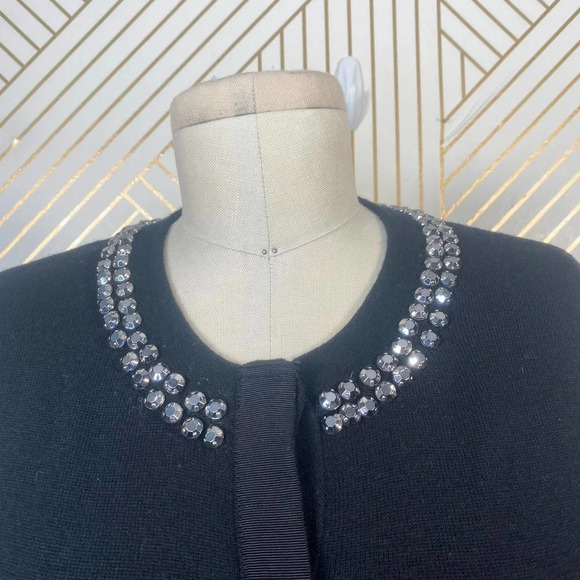 Diane von Furstenberg Donna Cardigan Sweater Black - Picture 3 of 12